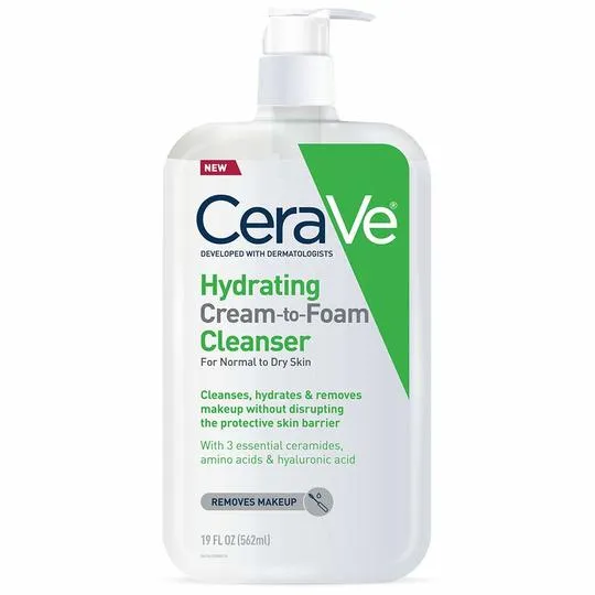 Cerave Hydrating Cream To Foam Cleanser 12onz