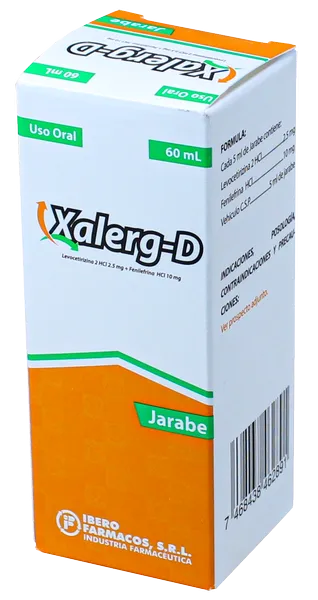 Xalerg-D, Frasco 60ml