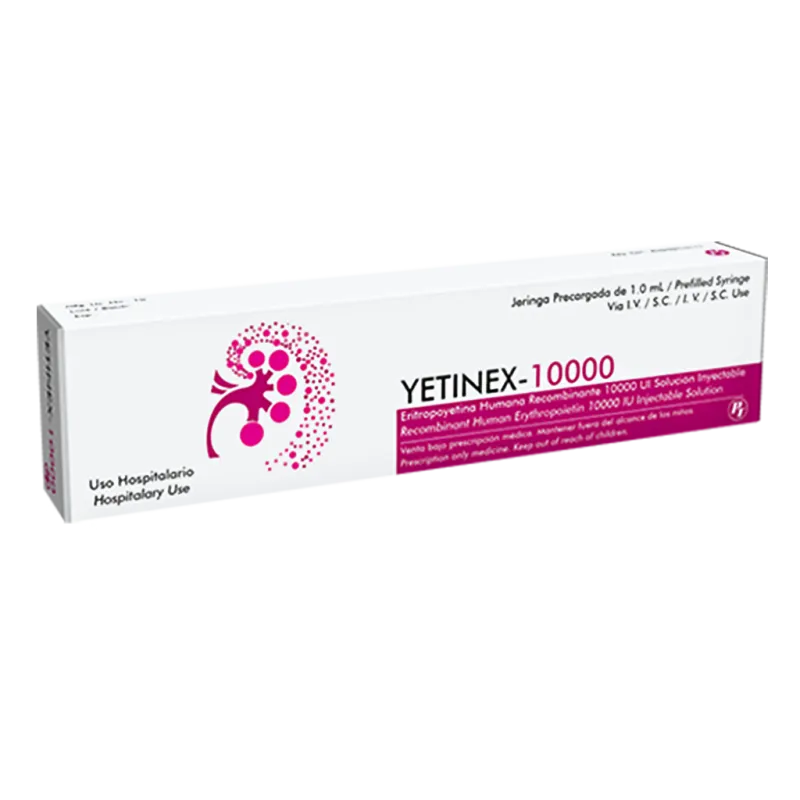 Yetinex-10000 Solucion Inyectable, 1 Jeringa Precargada de 1mL