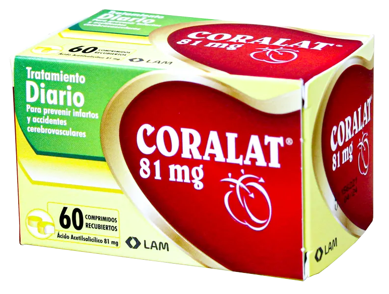 Coralat 81mg. /60 Tabletas