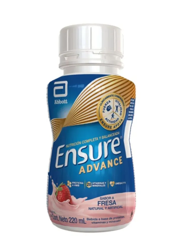 Ensure Advance Liq. Fresa 220ml/8oz