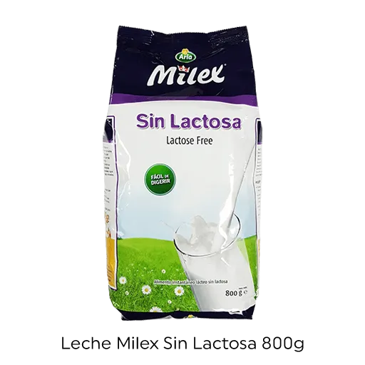 Milex Sin Lactosa 800gr Funda