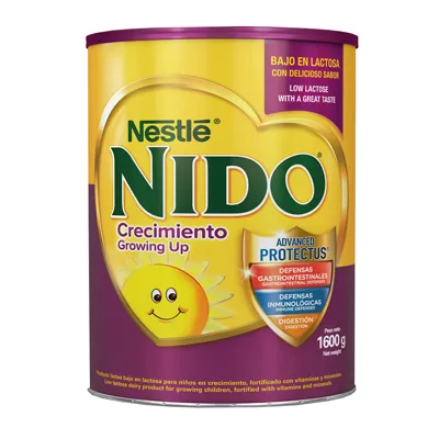 Nido Crec. Bajo/Lactosa 1600gr