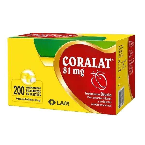 Coralat 81mg Tableta /200