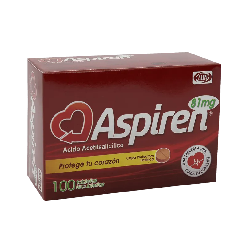 Aspiren 81mg Alfa x 100tab