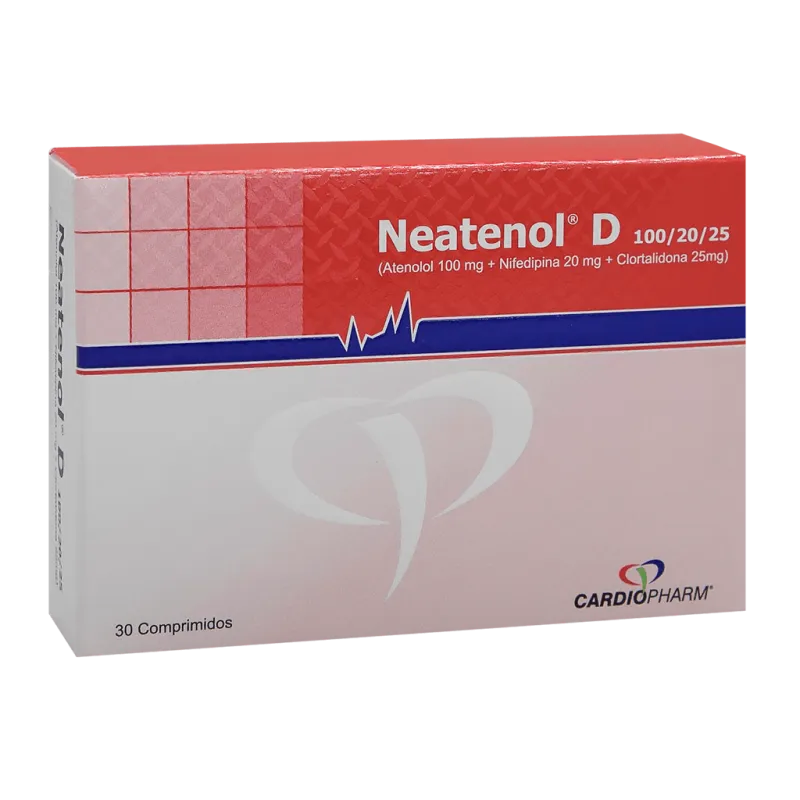 Neatenol D 100/20/25mg x 30 Compr