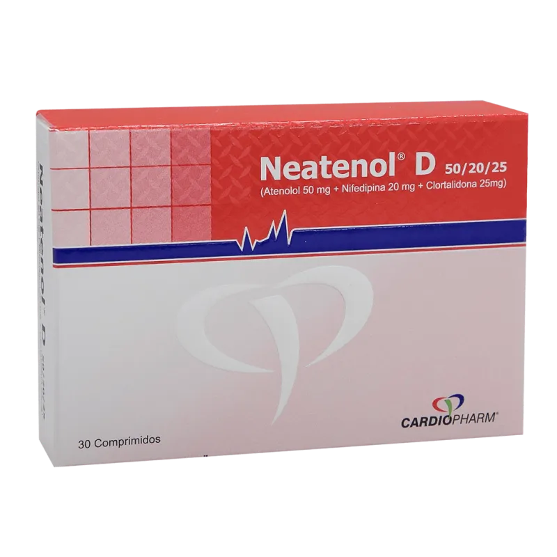 Neatenol D 50/20/25mg x 30 Compr
