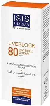 Isis Pharma Uveblock Spf80 Invisible Cr. 40ml