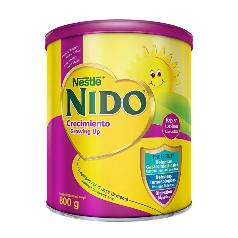 Nido Leche Crecimiento Bajo en Lactosa 800 gr
