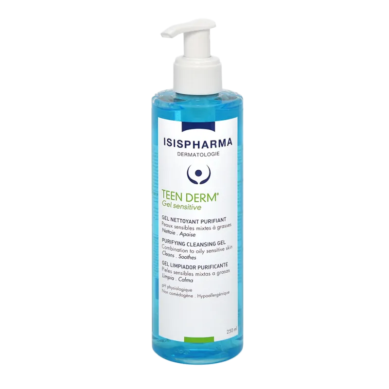 Isispharma Teen Derm Gel Sens 250 ml
