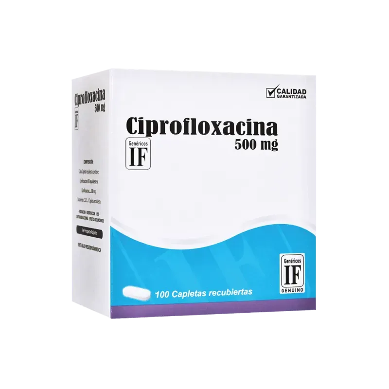 Ciprofloxacina IF 500mg x 100cap