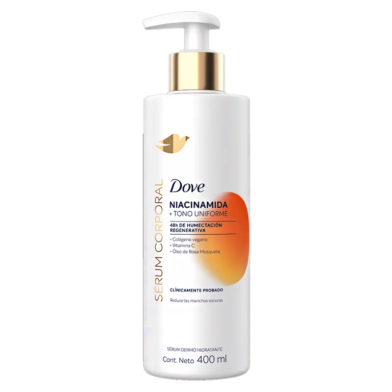Dove Ser Corp Tono Unif Niaci 400ml
