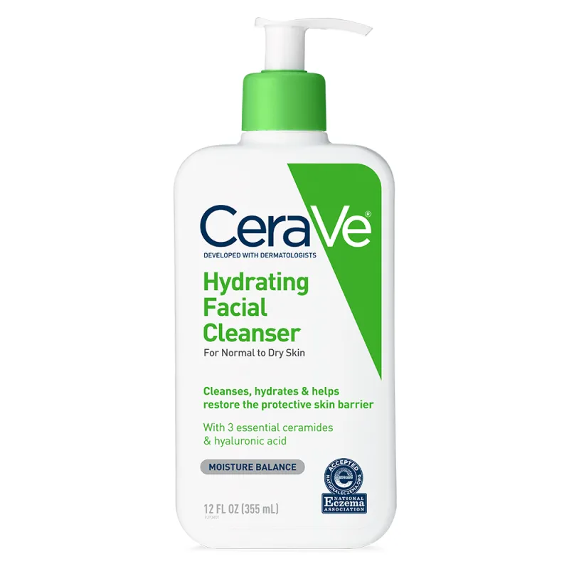 Cerave Limpiador Hidratante Facial sin Aceite 355 ml Gel