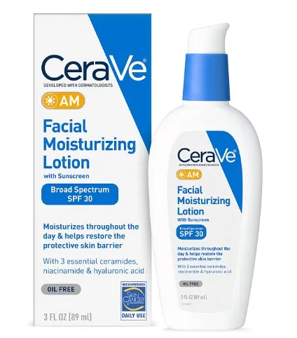 Cerave Locion Hidratante Facial Am Spf30 sin Aceite 89 ml
