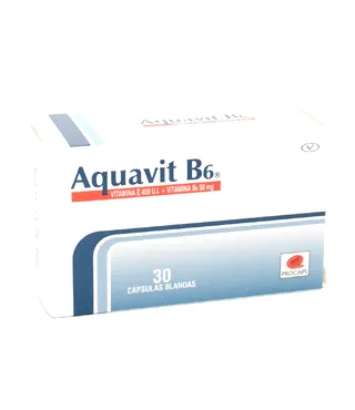 Aquavit B6 400 ui 50 mg 30 Capsulas