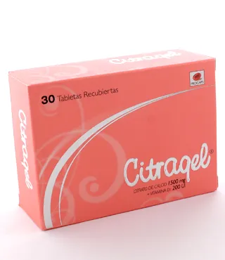 Citragel1500 mg 30 Tbletas