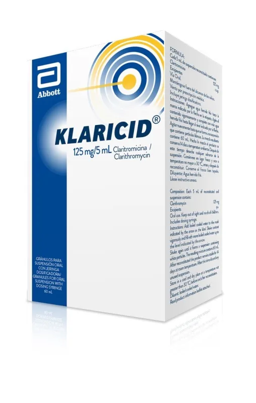 Klaricid 125 mg 60 ml Suspesion Oral