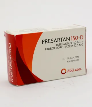 Presartan-D 150/12.5 mg 30 Capletas