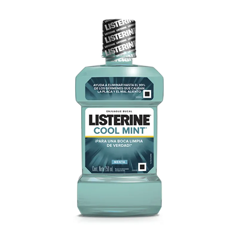 Listerine Enjuague Bucal Antiseptico Cool Mint 250 ml