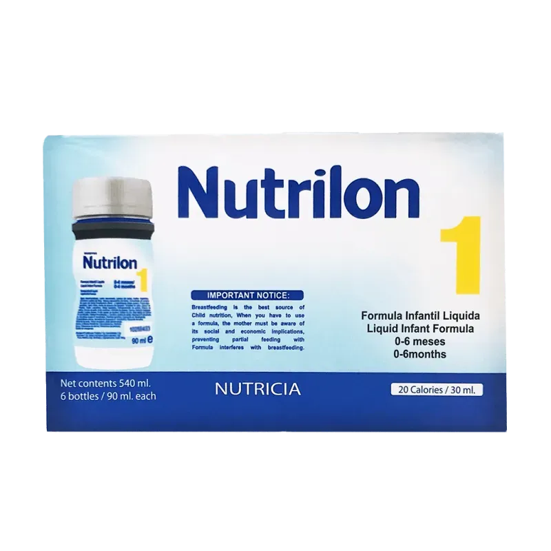Nutrilon 1 Liq. Six Pack Rtf 90ml x 6 Bot