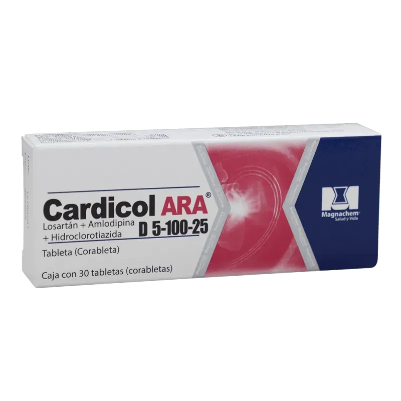 Cardicol Ara D 5/100/25mg x 30 Corabl