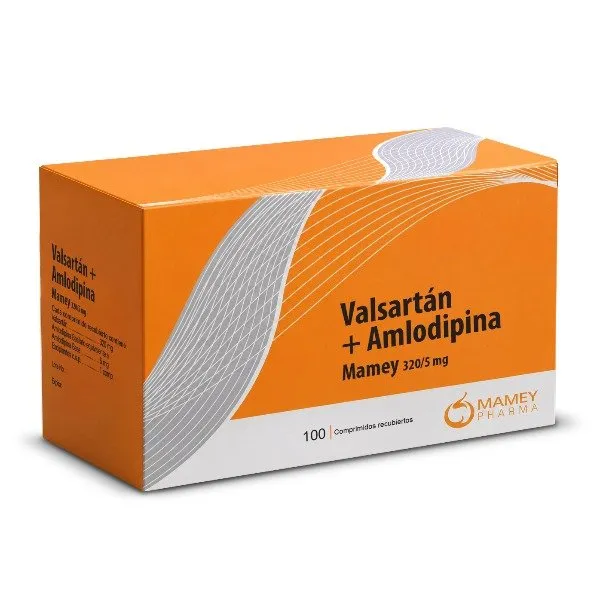 Valsartan+ Amlodipina 310/5 x 100 Comp Mamey