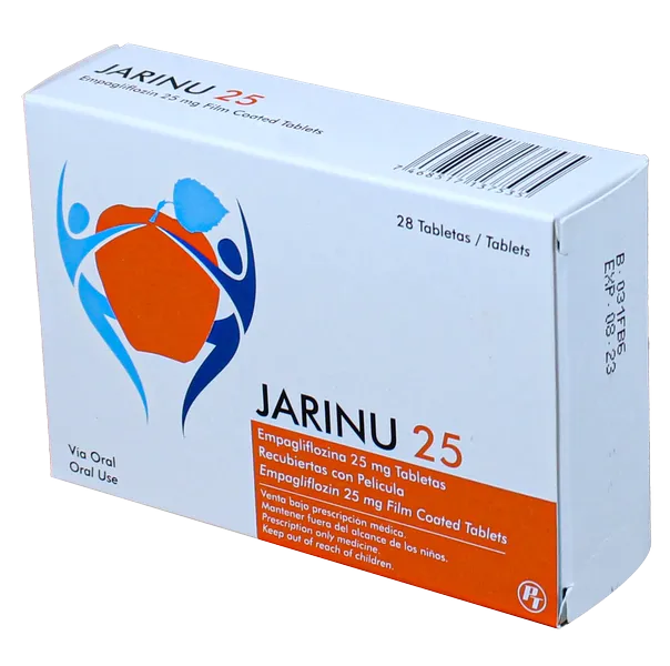 Jarinu 25mg x 28 Tabs.