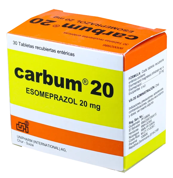 Carbum 20 mg x Tiras 5 Past