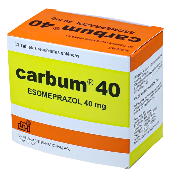 Carbum 40 mg x Tiras 5 Past