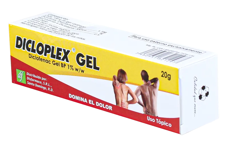 Dicloplex Gel 1 % x 20 Grs