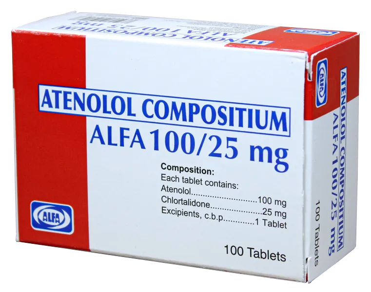 Atenolol Compuesto -Alfa- Tableta/100