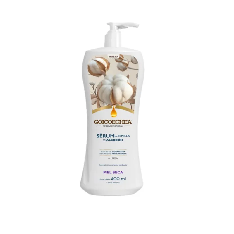 Goicochea Serum Corporal para Piel Seca, Frasco de 400mL