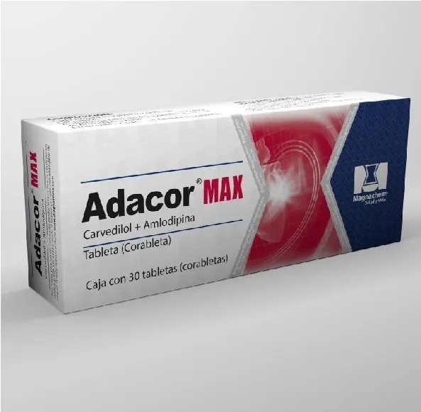 Adacor Max 5/25mg 30 Tabletas