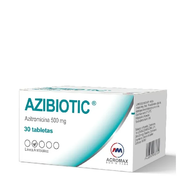 Azibiotic 500mg 30 Tabletas