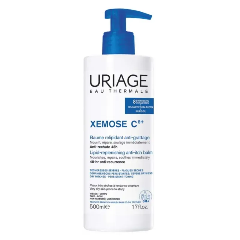 Uriage Xemose C8+Bau Oleo-Apaisant Anti-Itch 500ml