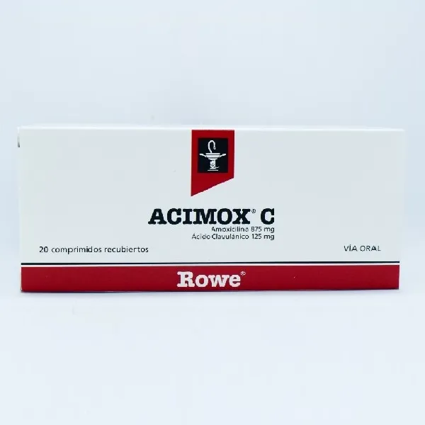 Acimox C 875/125mg 20 Comprimidos C/B Cada Blister