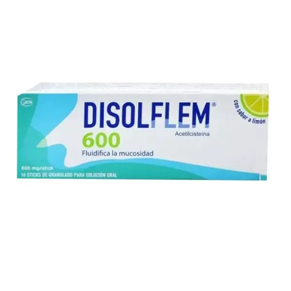 Disolflem 600mg 10 Sticks Solucion Oral