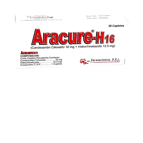AraCure H16mg 30 Tabletas