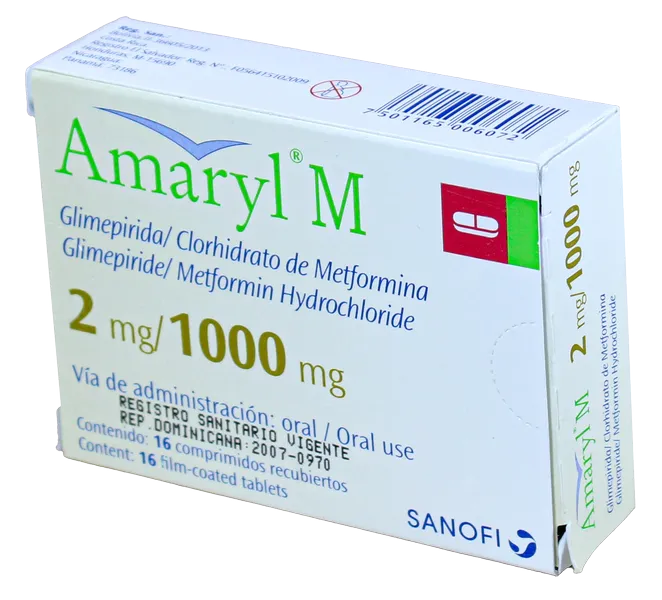 Amaryl M 2mg/1000 x 16 S