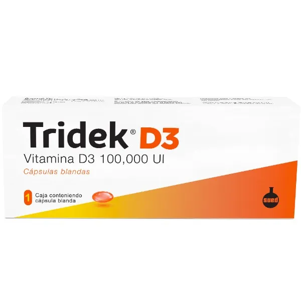 Tridek D3 100,000 ui x 1caps