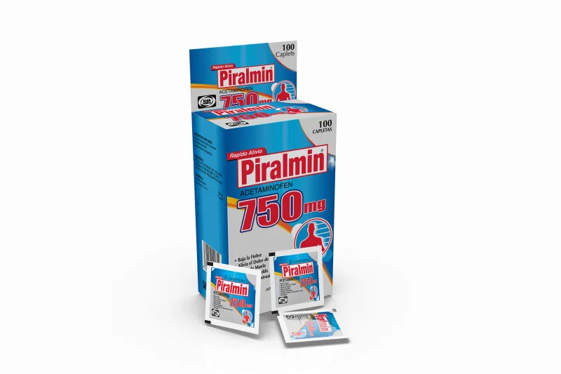 Piralmin 750 mg 100 Capletas