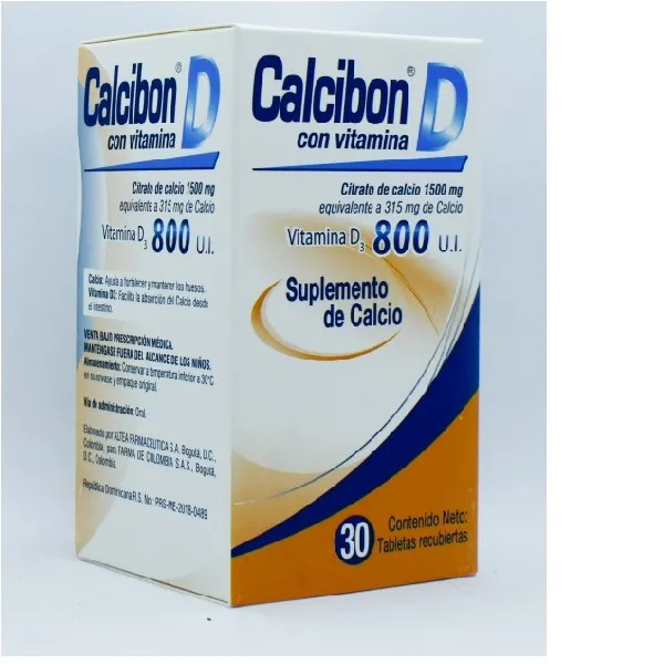 Calcibon D 800 U.i. 30 Tabletas