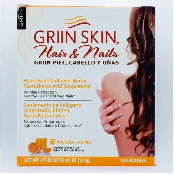 Griin Skin Hair Nails 14 Sobres