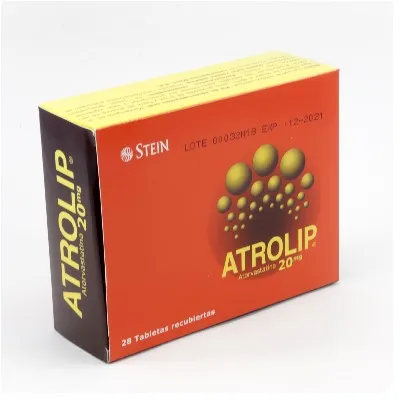 Atrolip 20mg 28 Tabletas