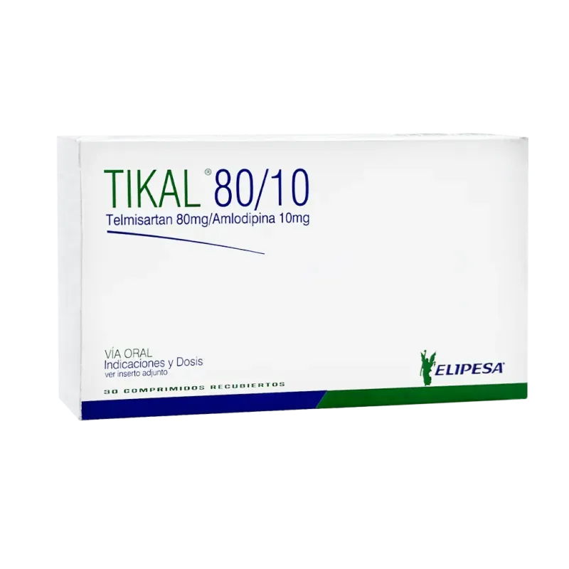 Tikal 80/10mg 30 Comprimidos