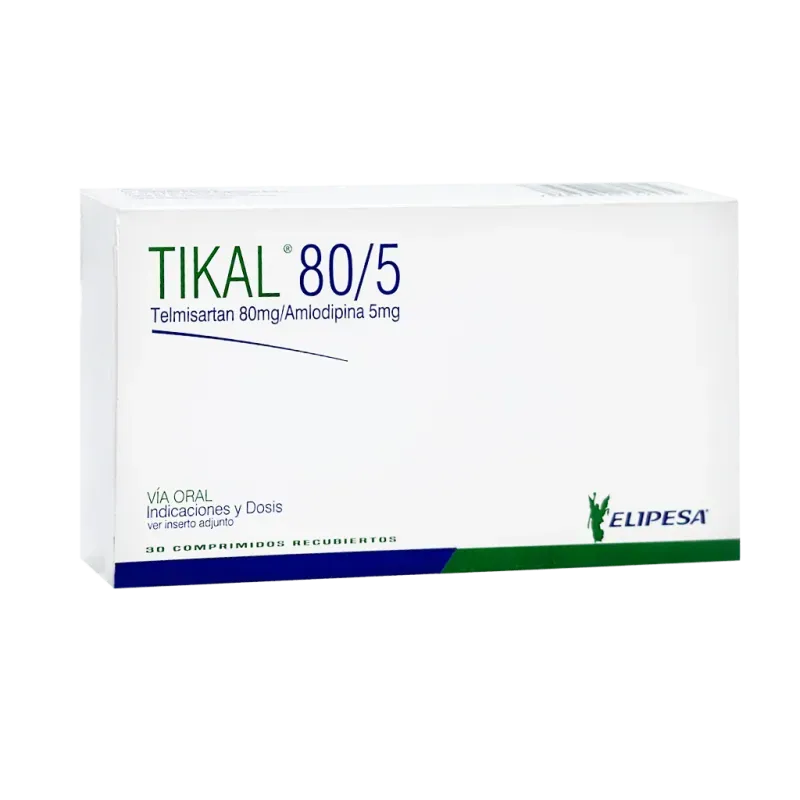 Tikal 80/5mg 30 Comprimidos