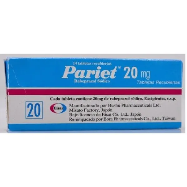 Pariet 20mg 14 Tabletas