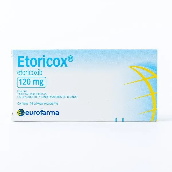 Etoricox 120mg 14 Tabletas
