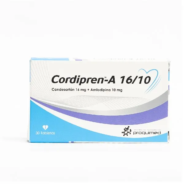 Cordipren A 16/10mg 30 Tabletas