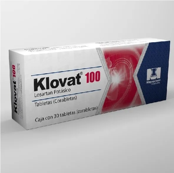 Klovat 100mg 30 Tabletas